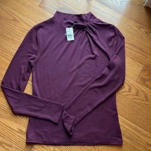 Perfect Fall wear - Ann Taylor XS pullover In purple/plum color.